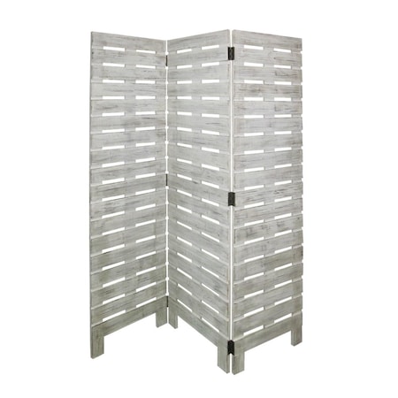 Palacedesigns 1 x 63 x 72 in. Wood Garden Screen White PA3666990